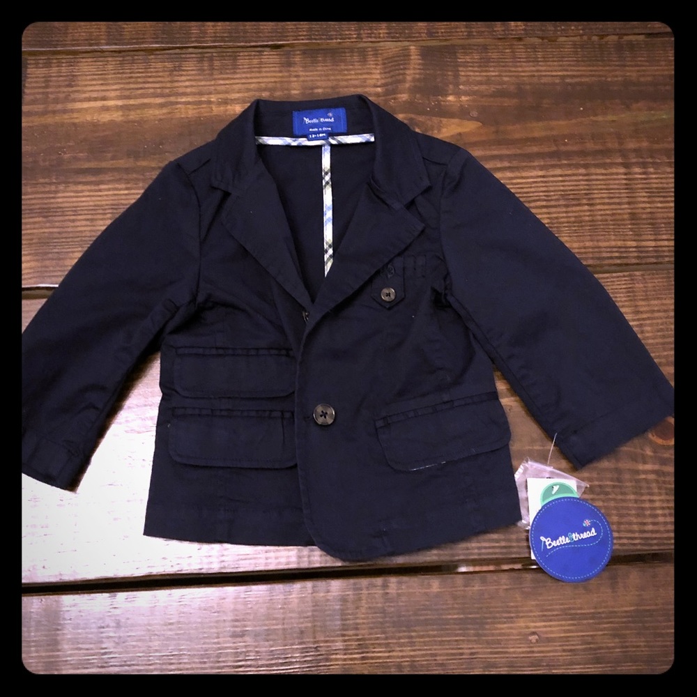 NWT Beetle & thread boys size 12-18M jacket